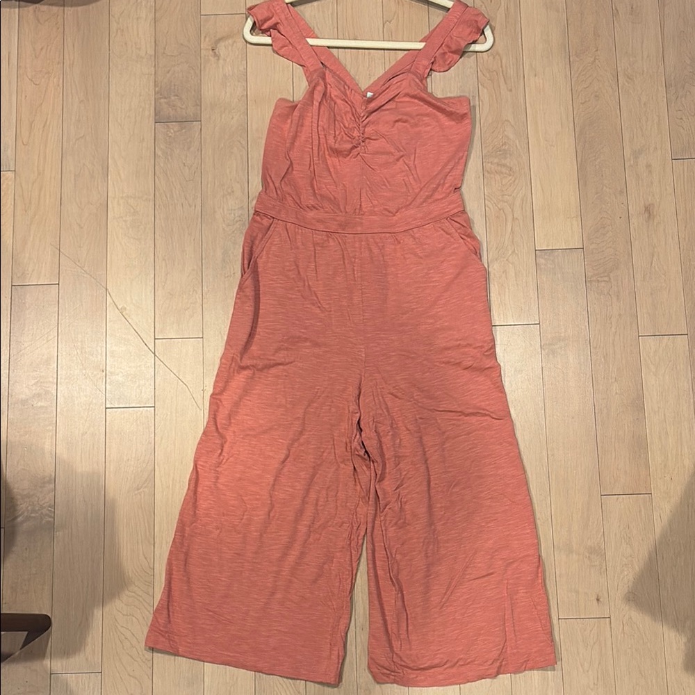 Nordstrom Susina Wide Leg Jumpsuit. Size Small. Coral Pink